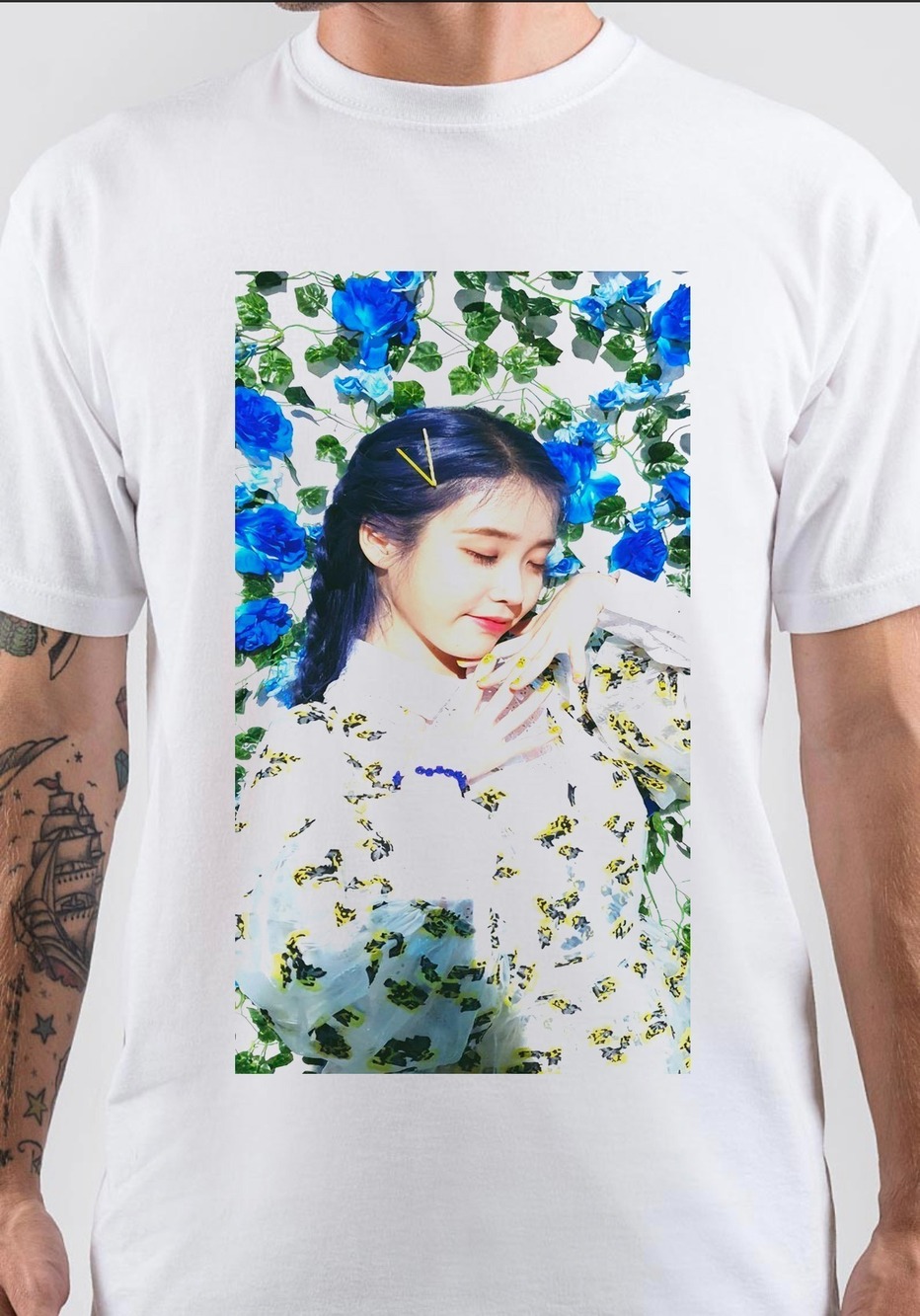 Lee Ji-Eun T-Shirt - Shark Shirts IU World TourShirt